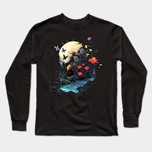 night landscape - beautiful Long Sleeve T-Shirt